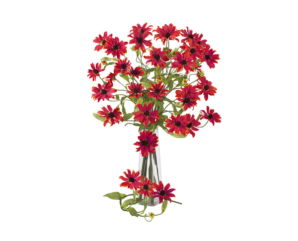 Cosmos Red Flowers