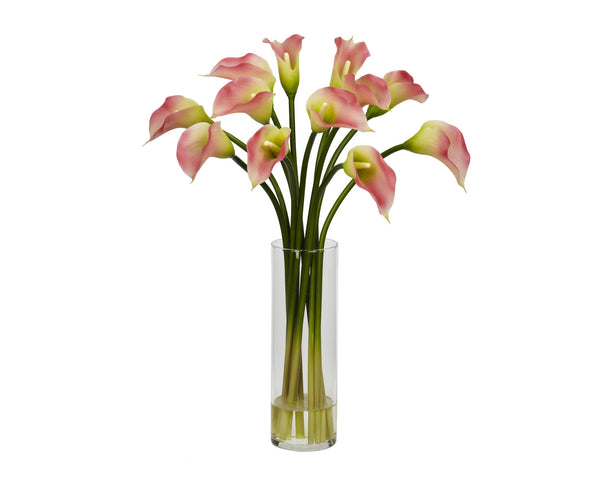 Calla Lilies Pink Flowers