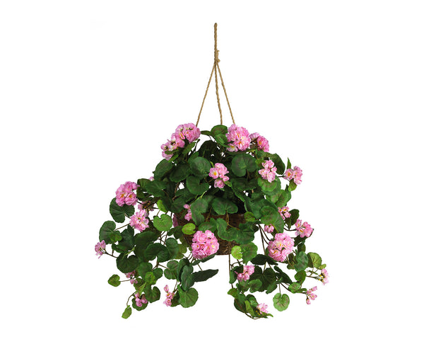 Geranium Pink Hanging Baskets