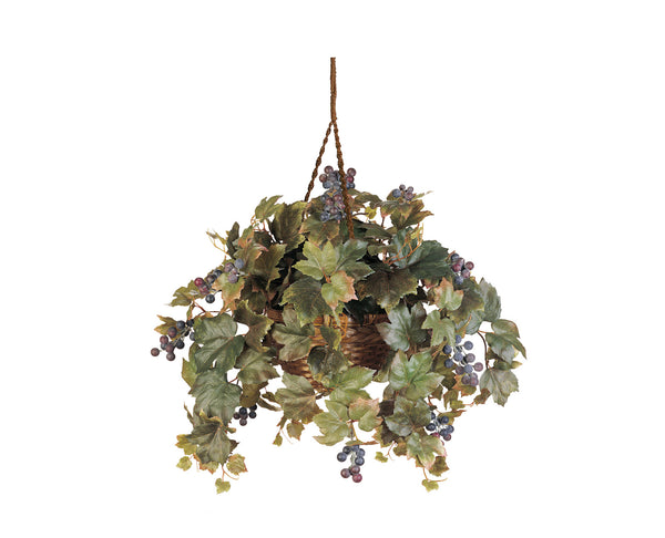 Grape Leaf Hanging Baskets
